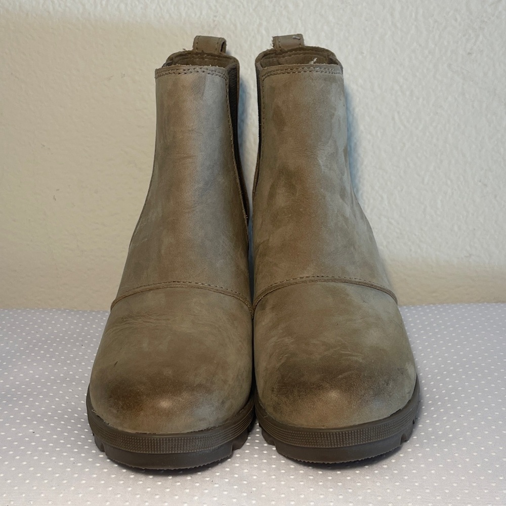 Sorel Women's Joan Of Arctic Wedge II Chelsea Nude Color Size 5.5 NL3022-010. - Picture 2 of 8